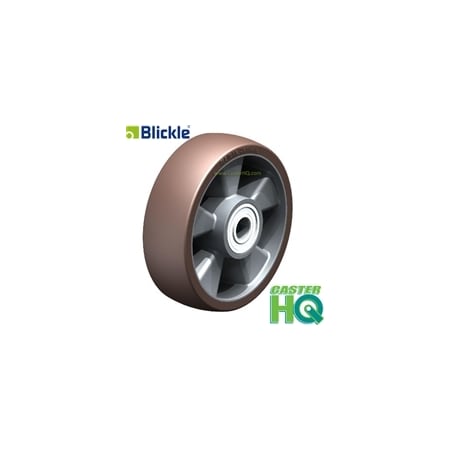 Casterhq 6-5/16"x2" Blickle Heavy Duty Wheel W/ Blickle Besthane Polyuretha ALB-160-20K